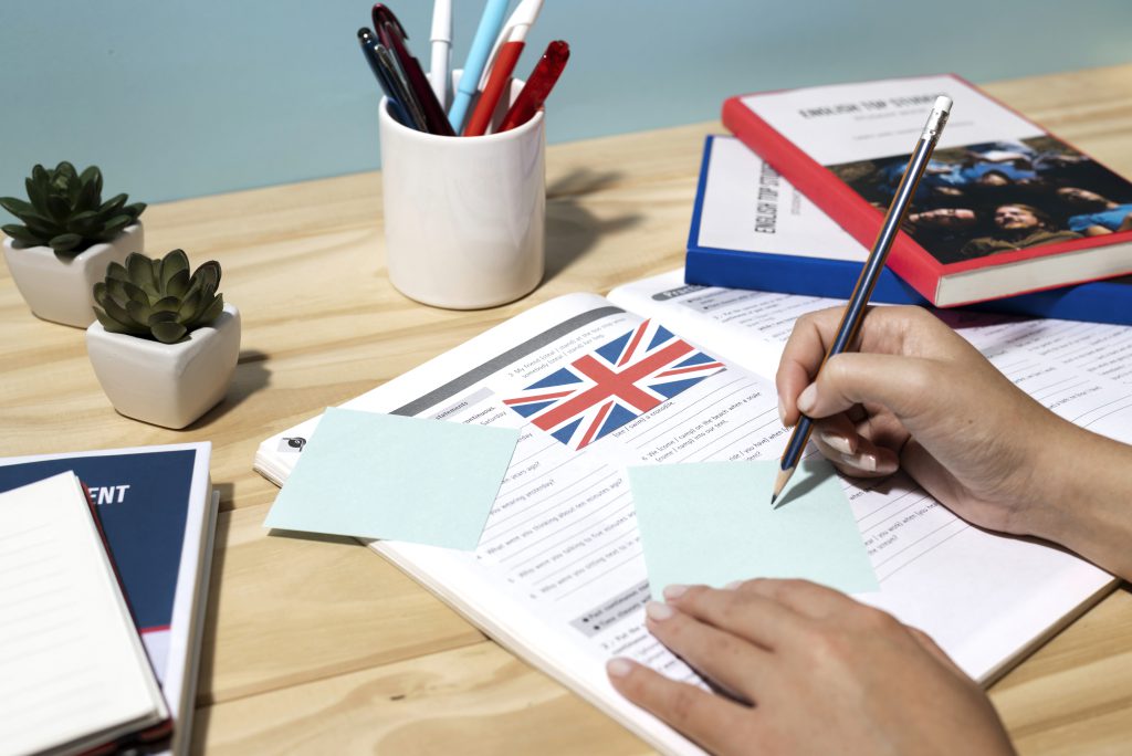 english test work and study
