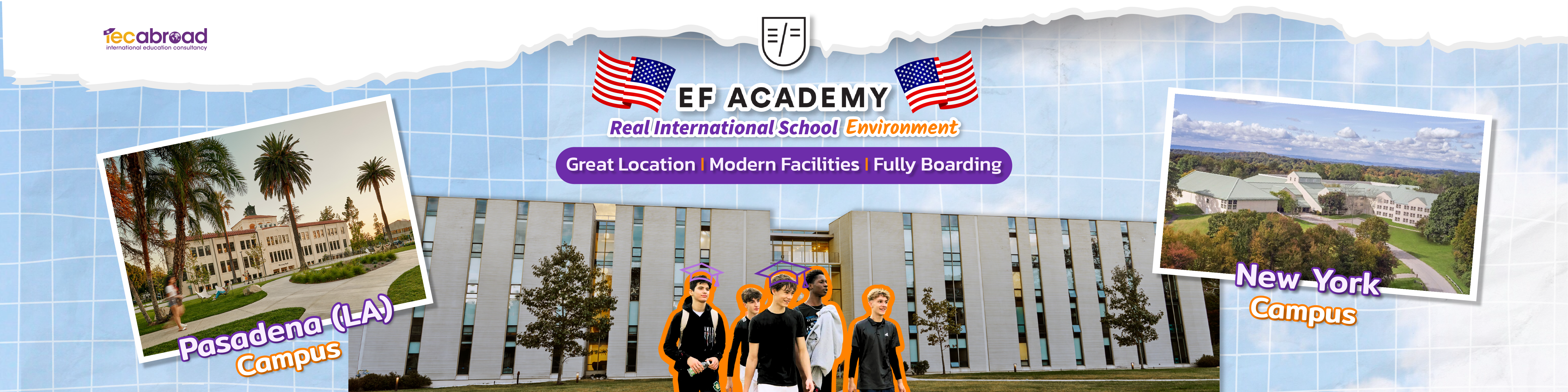 เรียนต่อ EF Academy Boarding School ที่ USA