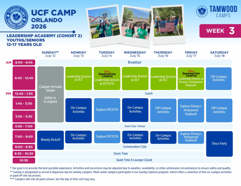 IEC Walt Disney World Summer 26