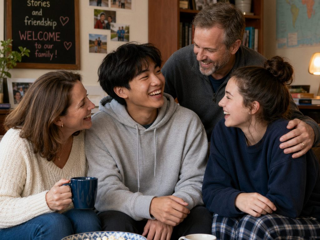 homestay host family Boarding vs Homestay